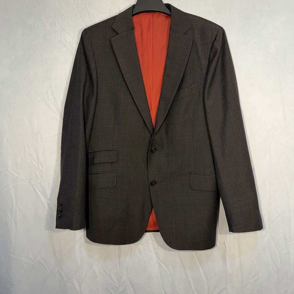 Suitsupply Sienna Blazer Mens 38 (EUR 52 -UK 42) Charcoal Gray Wool Suit Coat